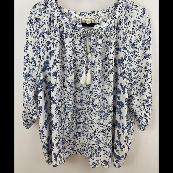 Como Blu Women’s Blouse Size 1x - Picture 9 of 9